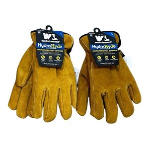 Wells Lamont HydraHyde Cold Weather Men's Work Gloves, Water Resistant Cowhide